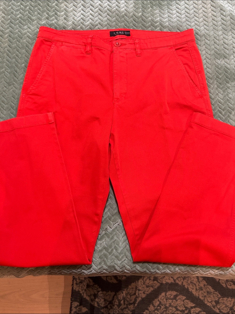 Lauren Ralph Lauren Bright Red Women’s Chinos